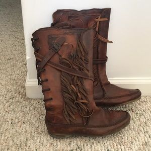 All Saints leather boots